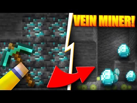 How to easily get VEINMINER - Minecraft Bedrock Edition ( The best Vein Miner Addon )