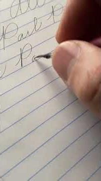 Writing while the baby sleeps #cursive #handwriting #penmanship