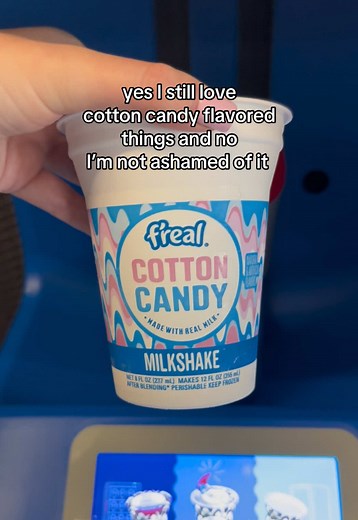 Cotton Candy f'real Milkshake Recipe — sweet treat at any age