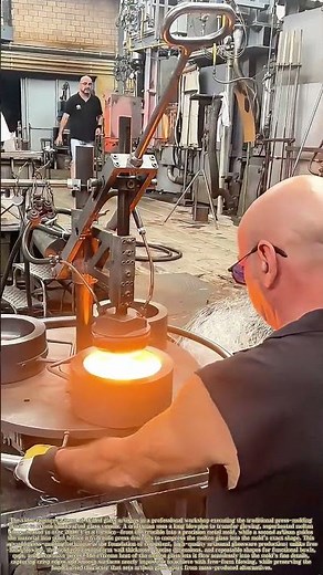 Pouring Molten Glass: How Precision Press Molding Shapes Timeless Artisan Vessels
