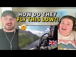 Americans React: RAF Typhoon POV | FLYING Through the Mach Loop!