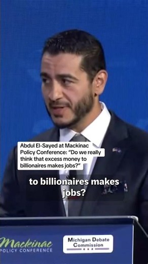 Should Billionaires Pay More Taxes? Abdul El-Sayed Sparks Debate 🔥 #Taxes #Billionaires #Politics