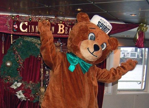 The Cinnamon Bear is Here! A holiday tradition since 1937, Celebrate with Cinnamon Bear and friends aboard the Portland Spirit. Get your tickets today! visit cinnamonbearcruise.com for more detail or call 503-224-3900 | Portland Spirit Cruises and Events