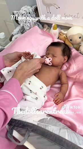 Dressing my silicone baby, Bear. 🐻💕 #dollmom #reborndoll #siliconebaby #rebornroleplay #rebornnursery