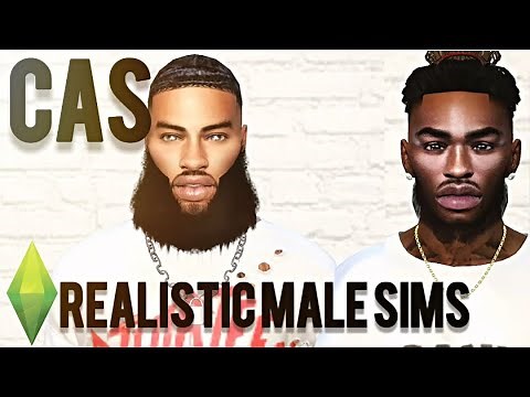REALISTIC MALE SIMS DOWNLOAD + CC | SIMS 4 CAS