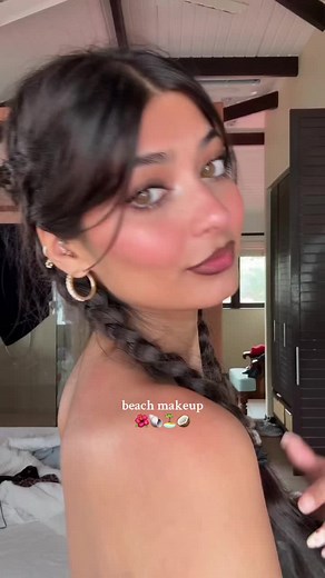 Beach Makeup Tutorial for Seychelles Trip