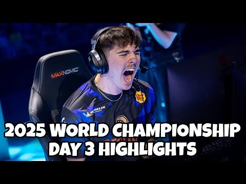 THE CROWD ERUPTS IN LYON! | RLCS 2025 WORLD CHAMPIONSHIP DAY 3 HIGHLIGHTS! ALL MATCHES
