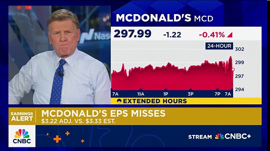 McDonald’s earnings miss estimates, but sales are rising in ‘challenging environment’