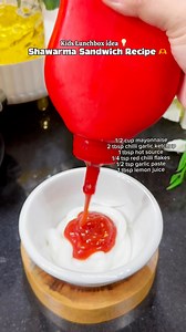 Shawarma Sandwich Recipe | Kids Lunchbox Idea 💡 #shawarma #shawarmasandwich #shawarmalovers #sandwich #snacks #ramadan2025 #recipes #baking #viral #cooking #foryou #homemadefood #viralvideos #foodie #reelinstagram #instagood #explore #explorepage #lunchboxideas #reels #hirakhawaja #chickenrecipe #newrecipe #iftari #recipes #chickenmeltsandwich #fypシ #fypシ❤️💞❤️ #reels #trending Shwarma recipeIngredients :Filling In a pan 3 tbsp cooking oil1 tsp garlic ginger paste(250 g) boneless chickenCook fo