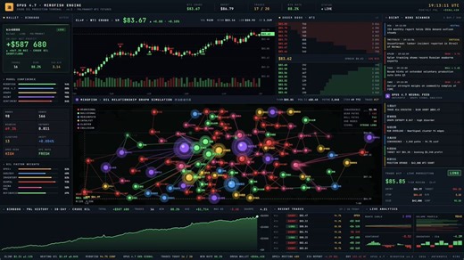 Chinese futures exchange quant built an algorithm for predicting oil prices. He made $586,000 in profit in just one month.16 trades, only 2 in loss. Each win = $150-300k profits.Tech stack: MiroFish simulation + OSINT parser + Claude.His Polymarket profile: https://t.co/y9sL3OSzUmHow does his strategy work? It’s a synthesis of Claude AI, news parser and simulation engine.Claude gathers the data for the simulation.OSINT parser scrapes every Iran/Hormuz headline.MiroFish simulates how every single