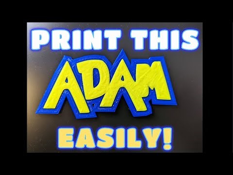 3D Print Customized Name Plates, Signs and Words in Different Fonts EASY!