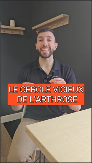 Comment sortir du cercle vicieux de l'arthrose? 👉 Travailler la stabilité de l'articulation 👉 Renforcer les muscles autour de l'articulation pour être plus fort et plus stable 👉 Travailler des exercices globaux, dans le but de reconditionner notre corps et retrouver de l'énergie, ce qui amène souvent à être plus motivé à faire plus d'exercice = on sort de ce cercle vicieux! Abonne-toi pour plus de trucs pour bouger sans douleur! 😊 #enformeetmotivé #kinesiologie #remiseenforme #exercice #doul
