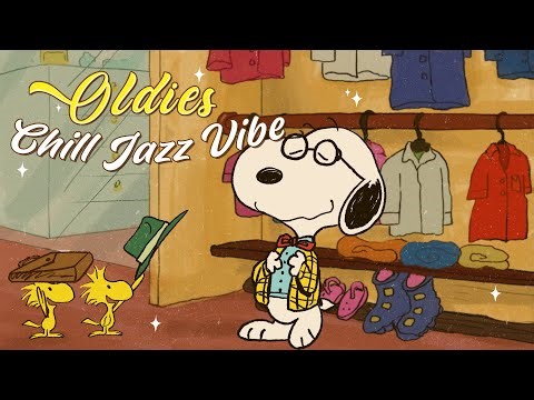 Oldies Chill Jazz Vibe with Snoopy 🎶☕ Relaxing Vintage Music for a Calm Morning