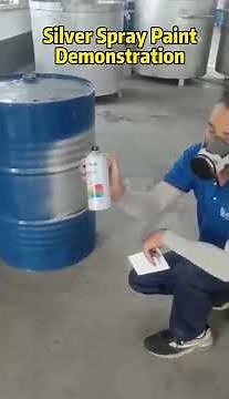 silver spray paint