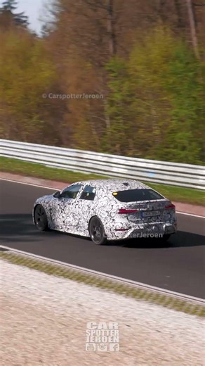 2027 Audi RS6 e-tron Sedan Caught Testing at the Nürburgring