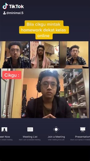 Humorous Online Learning Moments: A Split-Screen Review