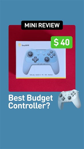 Is this $40 Switch 2 Controller is Actually Good?! | EasySMX S10 Lite Mini Review