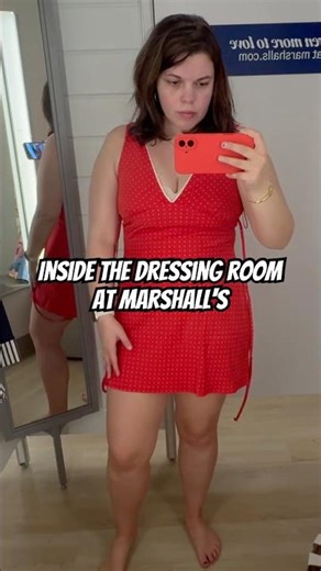Inside the Fitting Room at Marshalls #affordablefashion #shopwithme