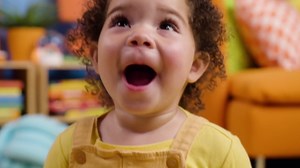 Bright Starts Press & Glow Spinner Cause and Effect Musical Baby Toy, Age 6 Months+