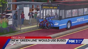 New 'green line' would feature buses instead of trains