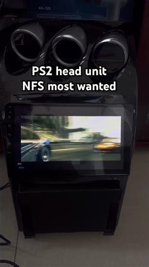 Ps2 android head unit 10inch need for speed most wanted #350z #ps2 #needforspeed