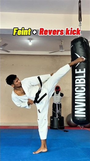 Fein REVERS KICK #tutorial #taekwondo #kicking #mma #kickboxing #karatekid #fighting #shortfeed