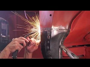 Getting rid of the rust on a 1955 F100 vid 3