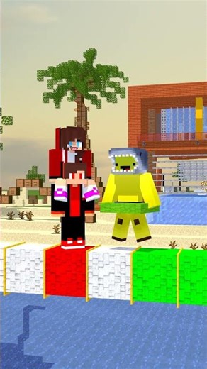 Baby Shark JJ - Minecraft Animation #shorts