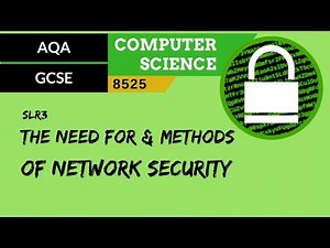 16. AQA GCSE (8525) SLR3 - 3.5 The need for & methods of network security