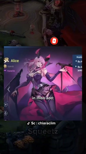 Alice ML🥱 / Alice MLA😋 #fyp #short #mobilelegends #mlbb #mobilelegendsmeme #mlbbmemes #mlbbmeme #ml