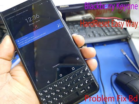 BlackBerry Keyone Hard reset