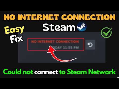 Steam no internet connection error could not connect to steam network