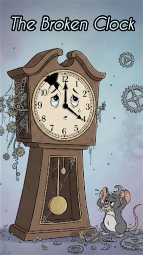 🕰The Broken Clock🕰 #shorts #animation #cartoon #moralstories #short #shortsfeed