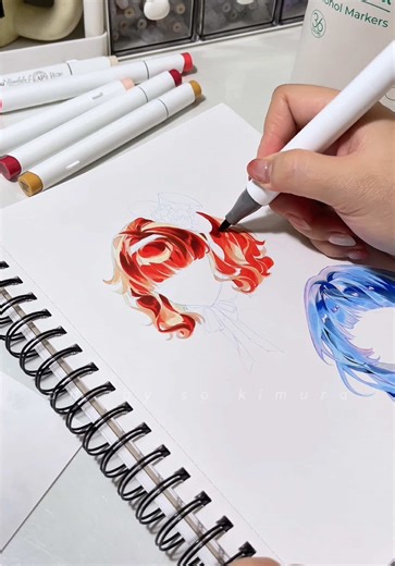 Ăn Noel tưng bừng quá nay mới đăng vid hẹ hẹ hẹ #drawing #vẽ #marker #ohuhu