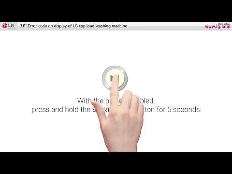 [LG Top Load Washer] - LE error code appears on display