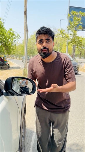 Car ka wing mirror toot gya 😭 #dushyantkukreja #shorts