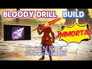 IMMORTAL BLEED Greatsword Build in Elden Ring DLC, Spinning Gravity Thrust, Spin & Bleed Like a Pro