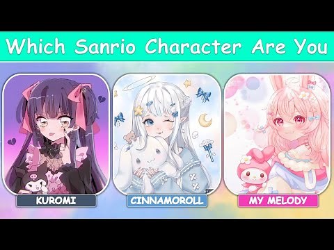 Kuromi x Cinnamoroll x My Melody | 💙Sanrio Quiz💙