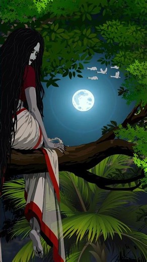 The Banyan Tree Witch short ( Scary Animation ) #horrorcartoon #horrorstories #horrorstory