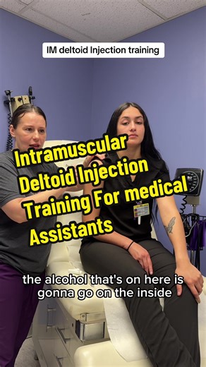 Intramuscular Deltoid Injection Training For Medical Assistants
