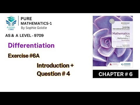 Alevelcams, Differentiation, Gradient, ALevel Cams CAIE, 9709,