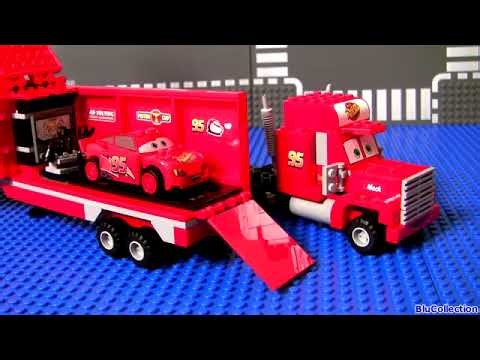 Cars 2 Lego Macks Team Truck 8486 Complete Blocks Assembly Disney Pixar Lightning McQueen - Blu Toys