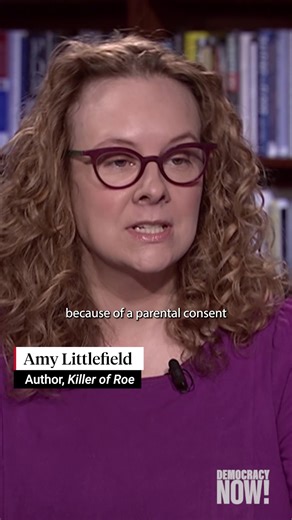 Democracy Now! speaks with reproductive rights journalist Amy Littlefield about the case of Becky Bell, who died from a back-alley abortion in 1988. Littlefield's new book