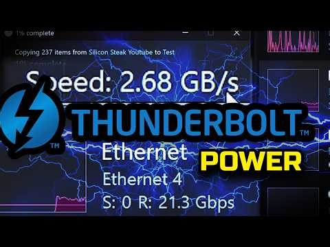 How to reach INSANE SPEEDS Transferring Files Directly over Thunderbolt on Windows