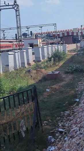 Glimpse of Agra Cantt. Railway Station.. #railway #traintravel #indianrailways #trainjourney #travel