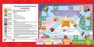 KS2 Christmas Board Game