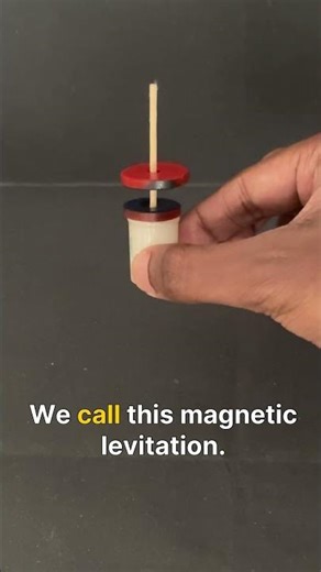 How to BREAK Gravity with 2 Magnets! 🧲😱 #physics #scienceexperiments