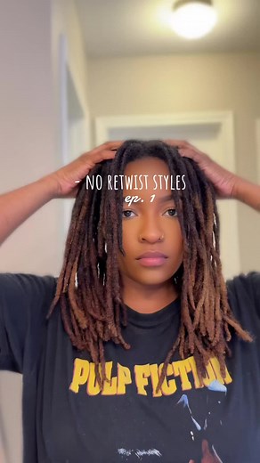 Different No Retwist Styles for Women with Locs