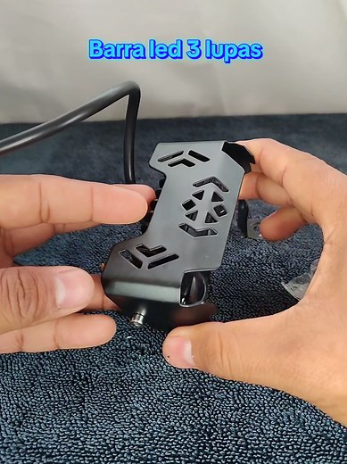 Barra Led Bicolor para Moto con Tornillos y Llave