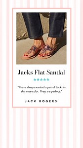 4.4K views | Timeless style. See why everyone loves their Jacks and why no closet is complete without them! | Jack Rogers | Facebook